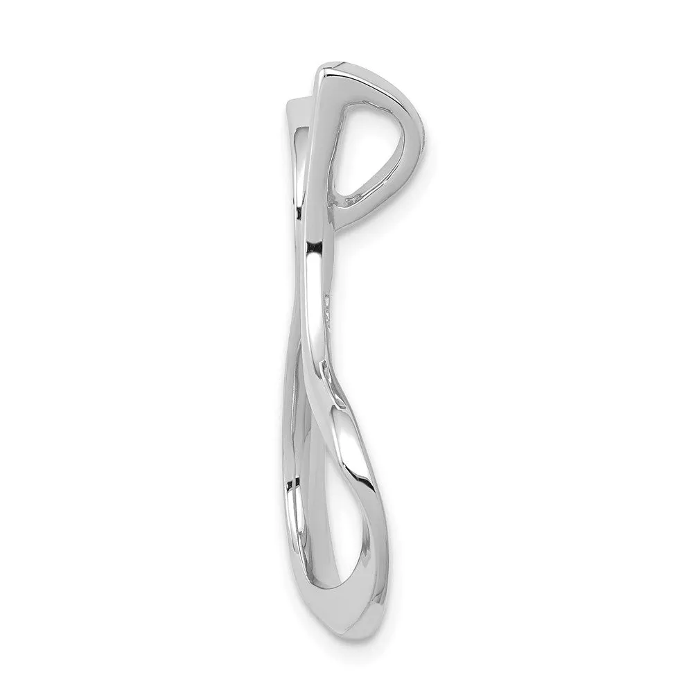 14k White Gold Slide