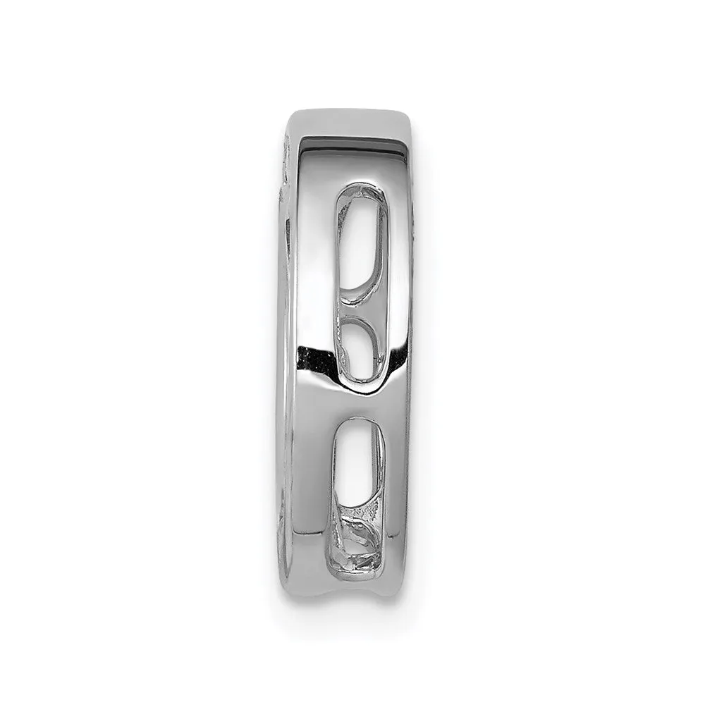 14kw Lab Grown Diamond SI1/SI2, G H I, Circle Pendant