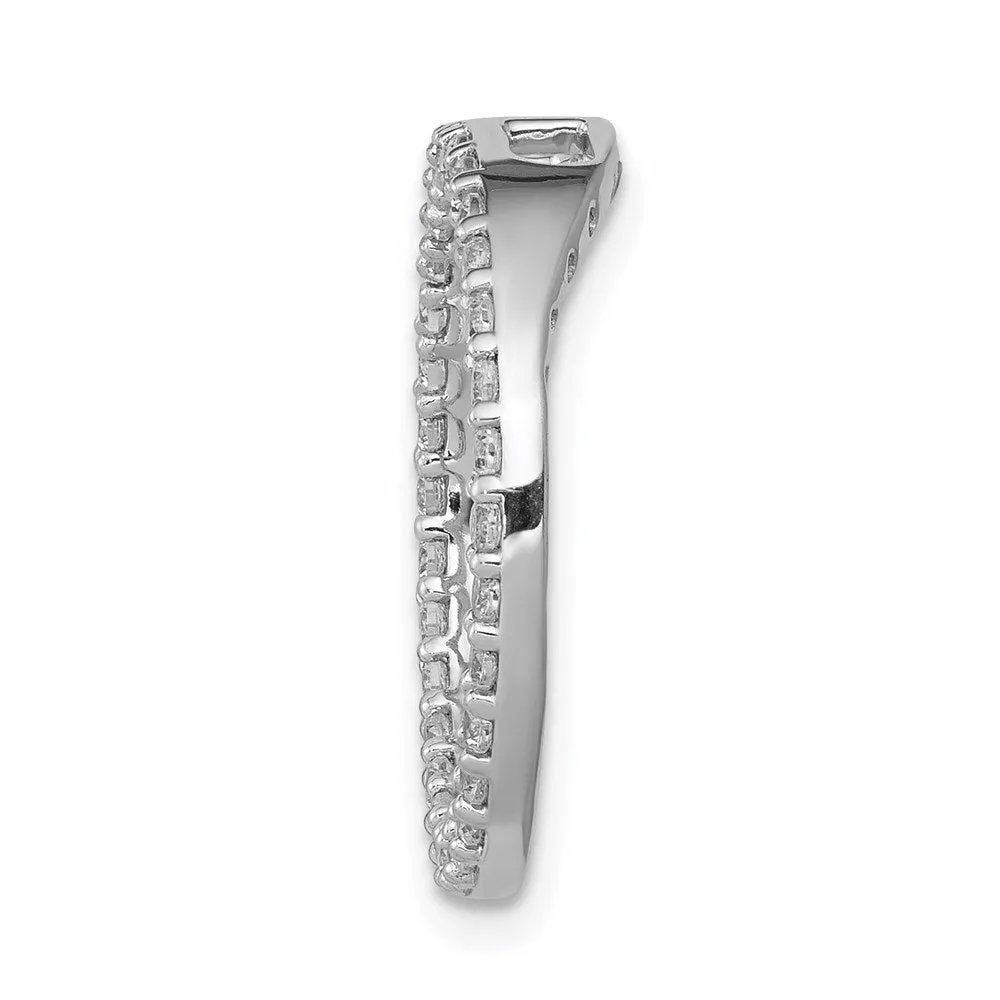 14kw Lab Grown Diamond SI1/SI2, G H I, Circle Pendant