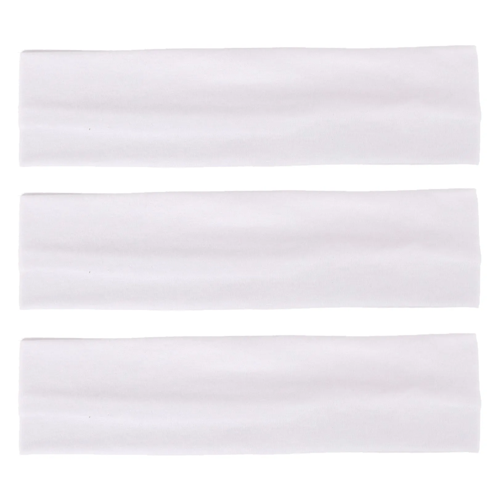 3 Pack Yoga Headbands Stretchy Cotton Head Band Hairwarp Sports Running Exercise Gym