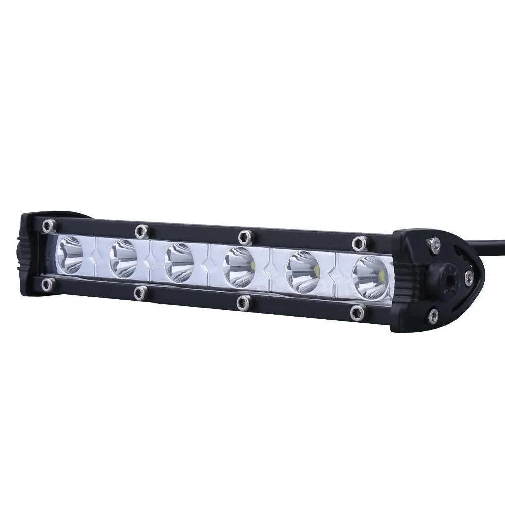 6 inch 24W Single row LED Light Bar Waterproof Offroad Cars