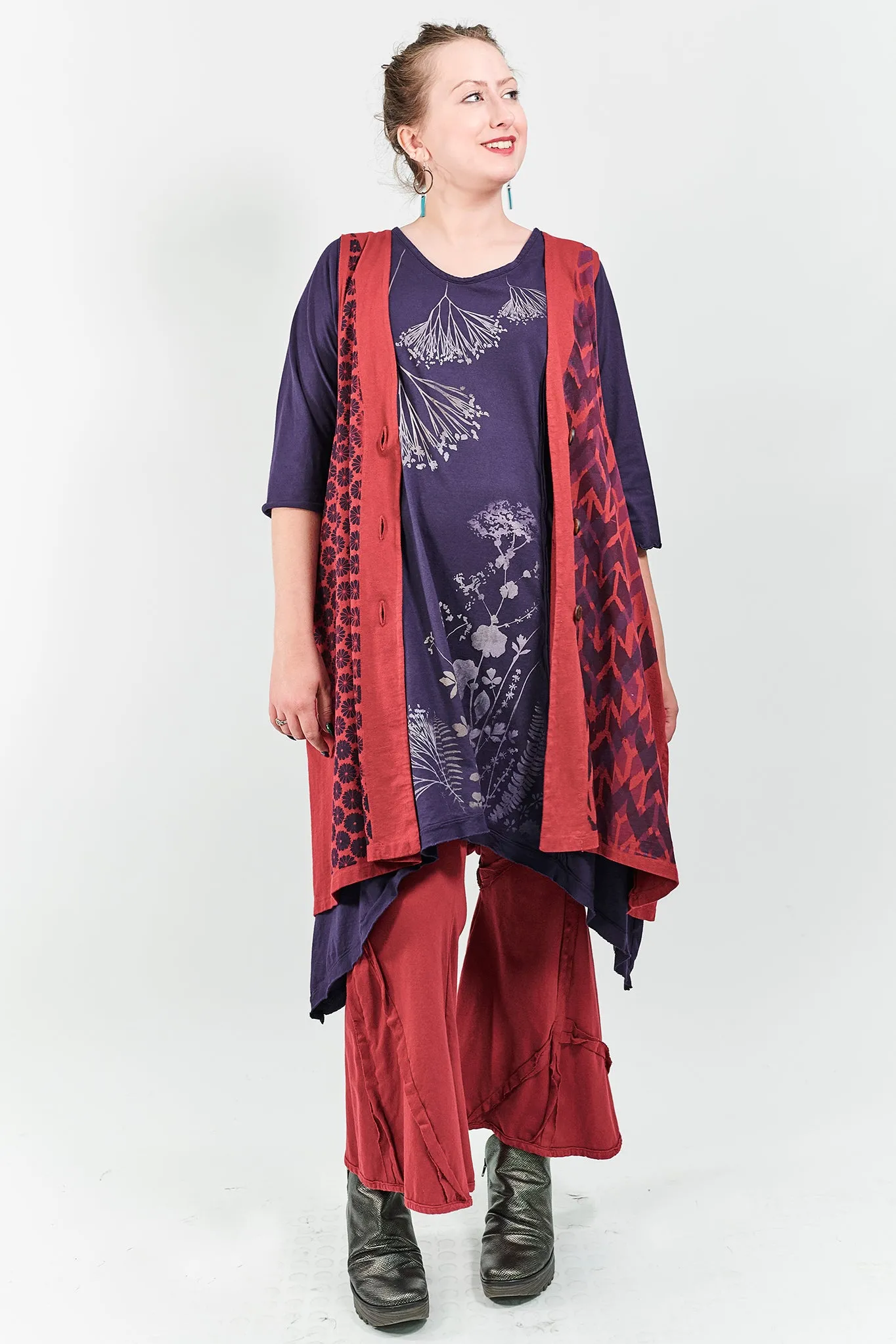 6206 Victoria Vest Elegant Red-P