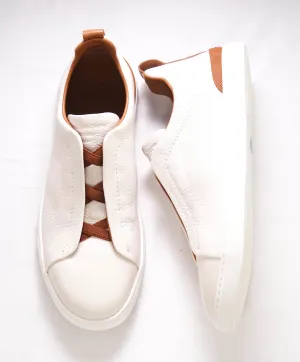 $950 ERMENEGILDO ZEGNA - COUTURE "Triple Stitch" Sneakers - 9 US (42 EU)
