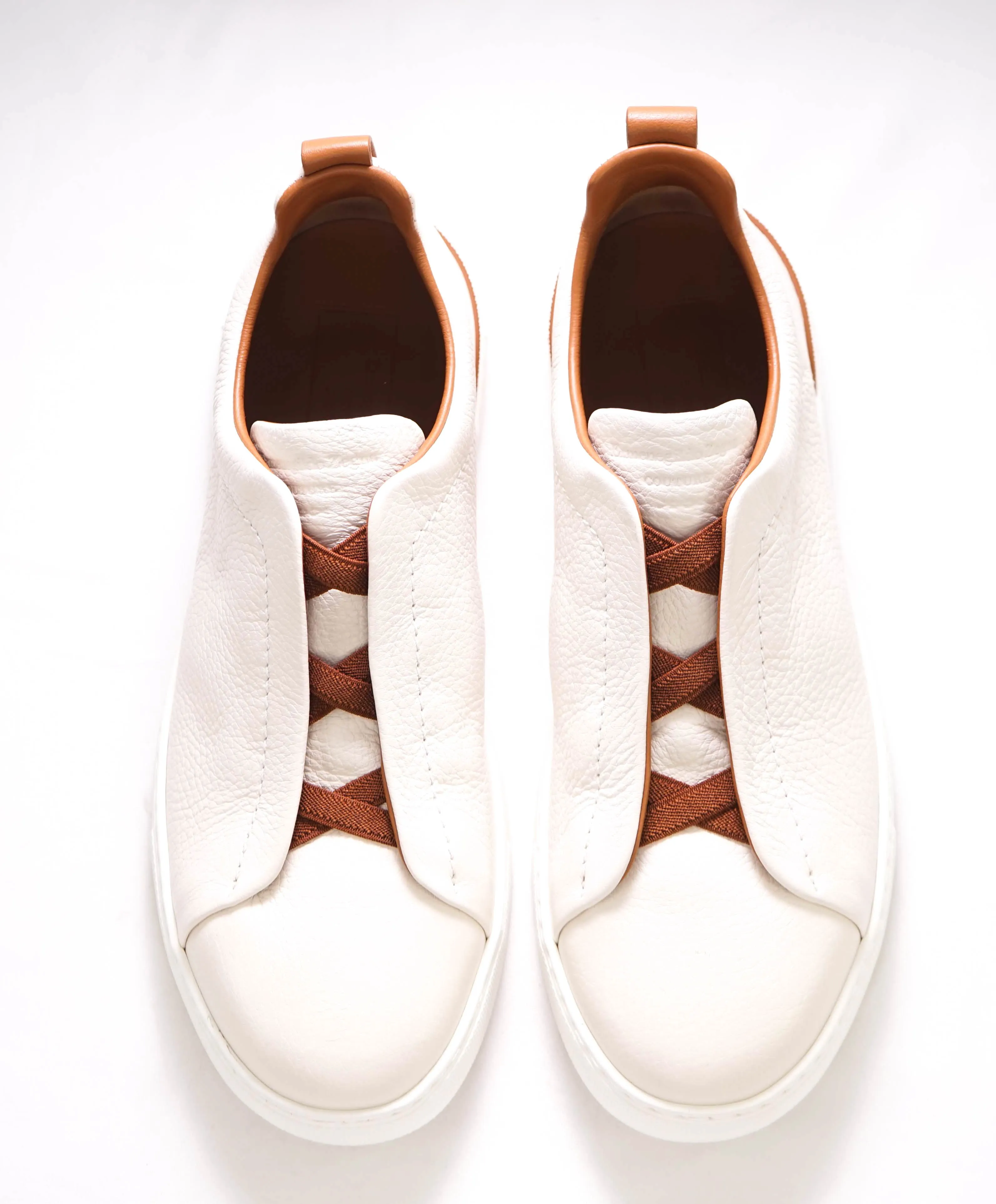 $950 ERMENEGILDO ZEGNA - COUTURE "Triple Stitch" Sneakers - 9 US (42 EU)