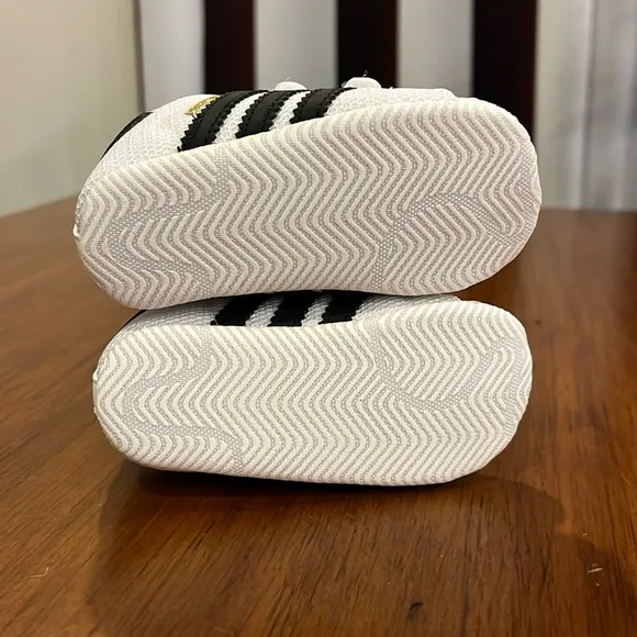 Adidas Superstar Shell Toe Infant Baby Crib Shoes S79916 sneakers Boys Girl Sz 3