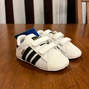 Adidas Superstar Shell Toe Infant Baby Crib Shoes S79916 sneakers Boys Girl Sz 3