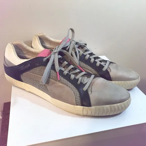 Alexander McQueen/Puma leather sneakers