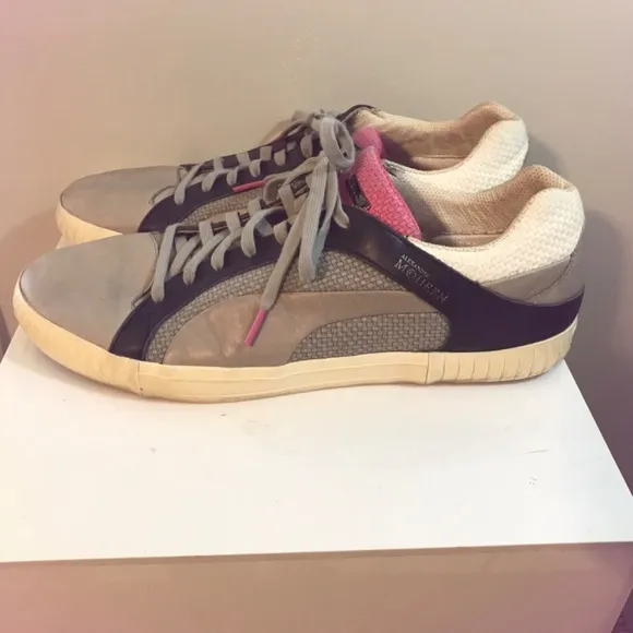 Alexander McQueen/Puma leather sneakers