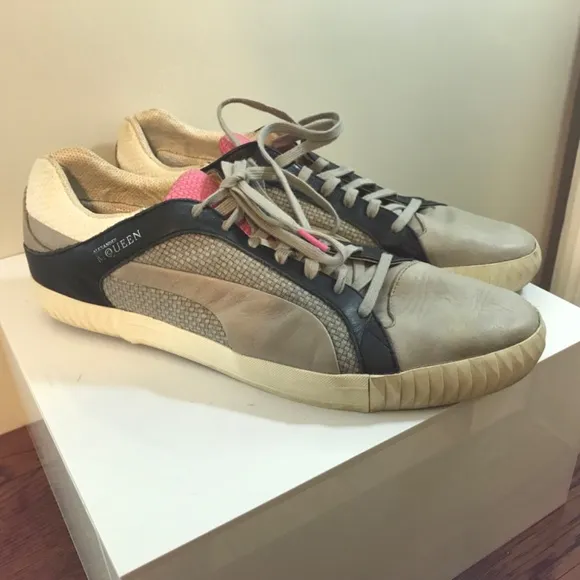 Alexander McQueen/Puma leather sneakers
