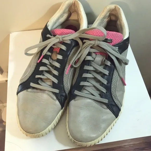 Alexander McQueen/Puma leather sneakers