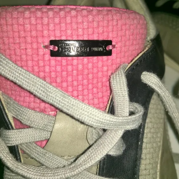 Alexander McQueen/Puma leather sneakers