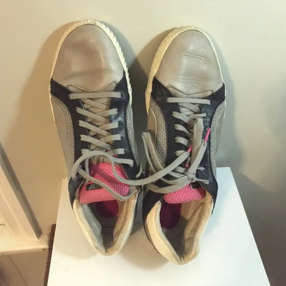 Alexander McQueen/Puma leather sneakers