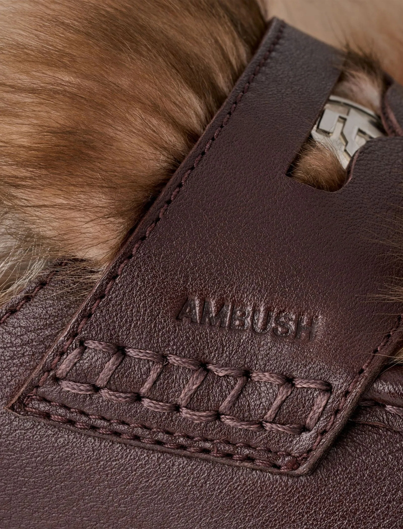AMBUSH LOAFER "BURGUNDY"