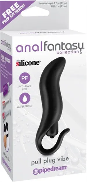 Anal Fantasy Collection Pull Plug Vibe - Black