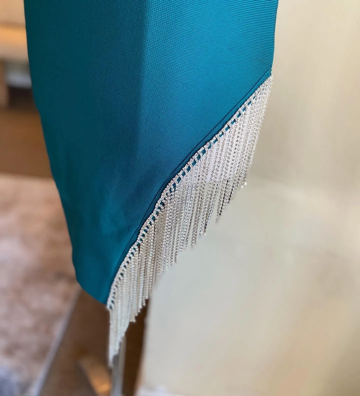 Bandage Sparkle Split Dress