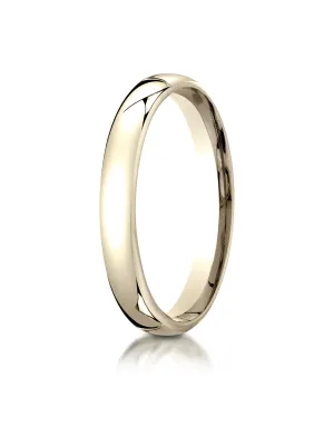 Benchmark 14K Yellow Gold 3.5mm European Comfort-Fit Wedding Band Ring (Sizes 4 - 14 )