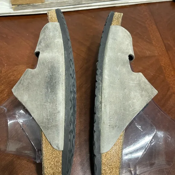 Birkenstock Arizona Soft Footbed  Sandals Brown Distressed Unisex Slides Buckle
