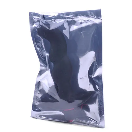 Black Silicone Beaded G-Spot Vibrator