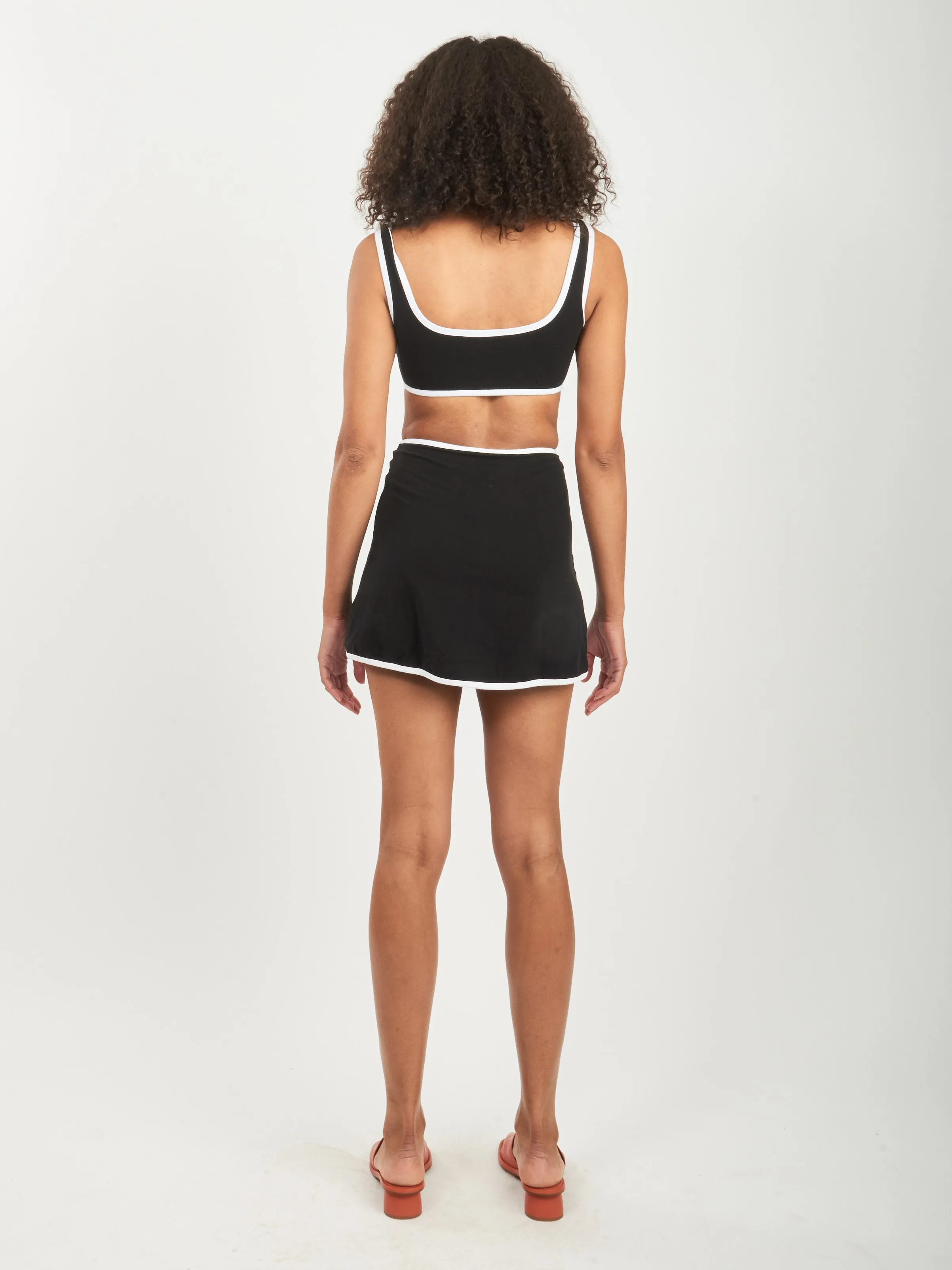 Black/White Jess Contrast Bralette