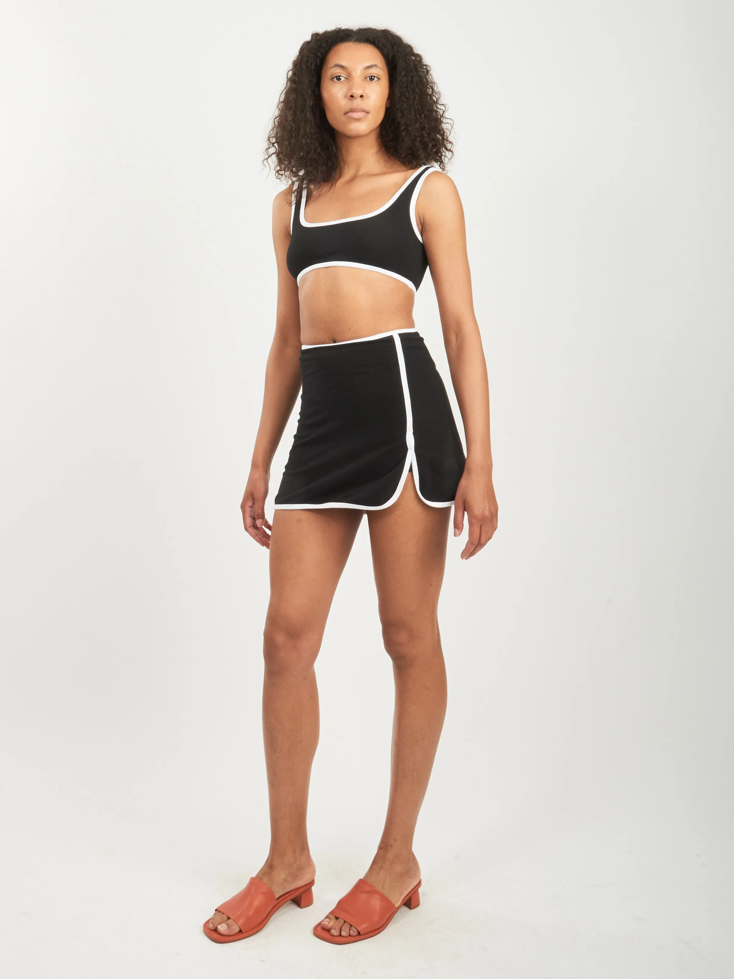 Black/White Jess Contrast Bralette