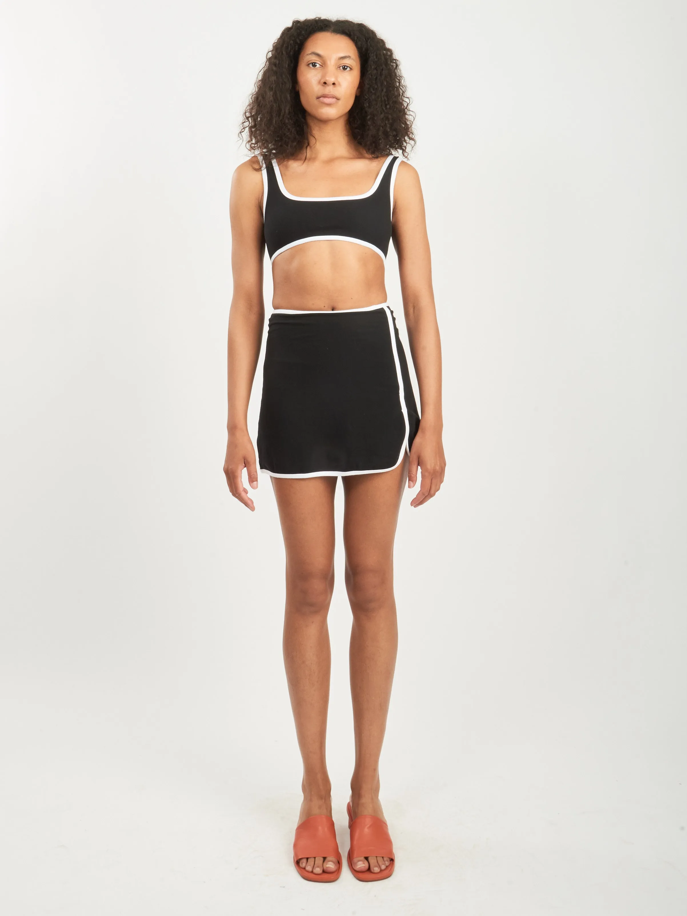 Black/White Jess Contrast Bralette