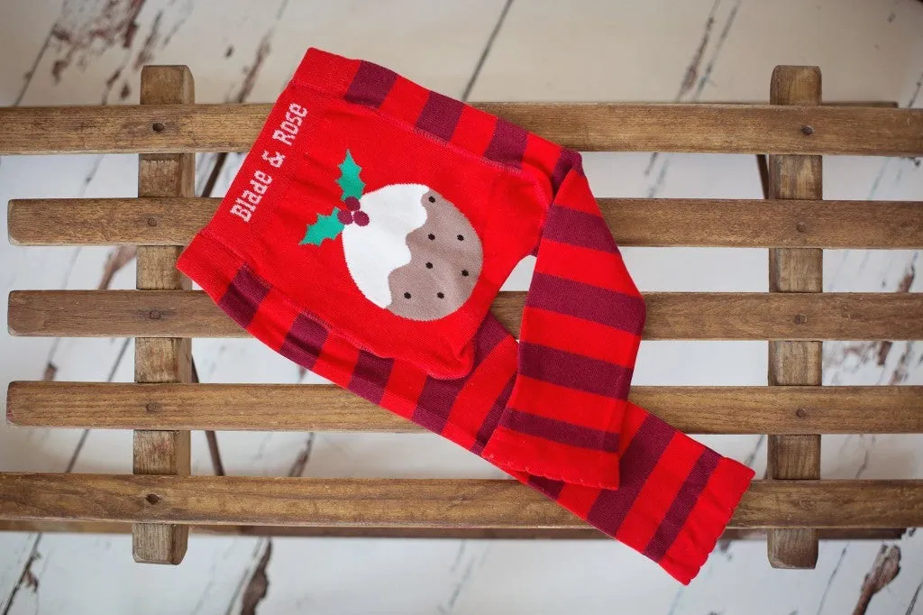 Blade & Rose Christmas Pudding Knitted Leggings