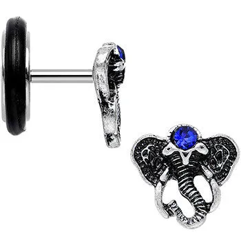 Blue Gem Elegant Elephant Cheater Plug