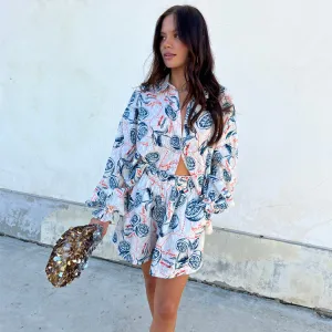 Blue Sorrento Geanie Shirt