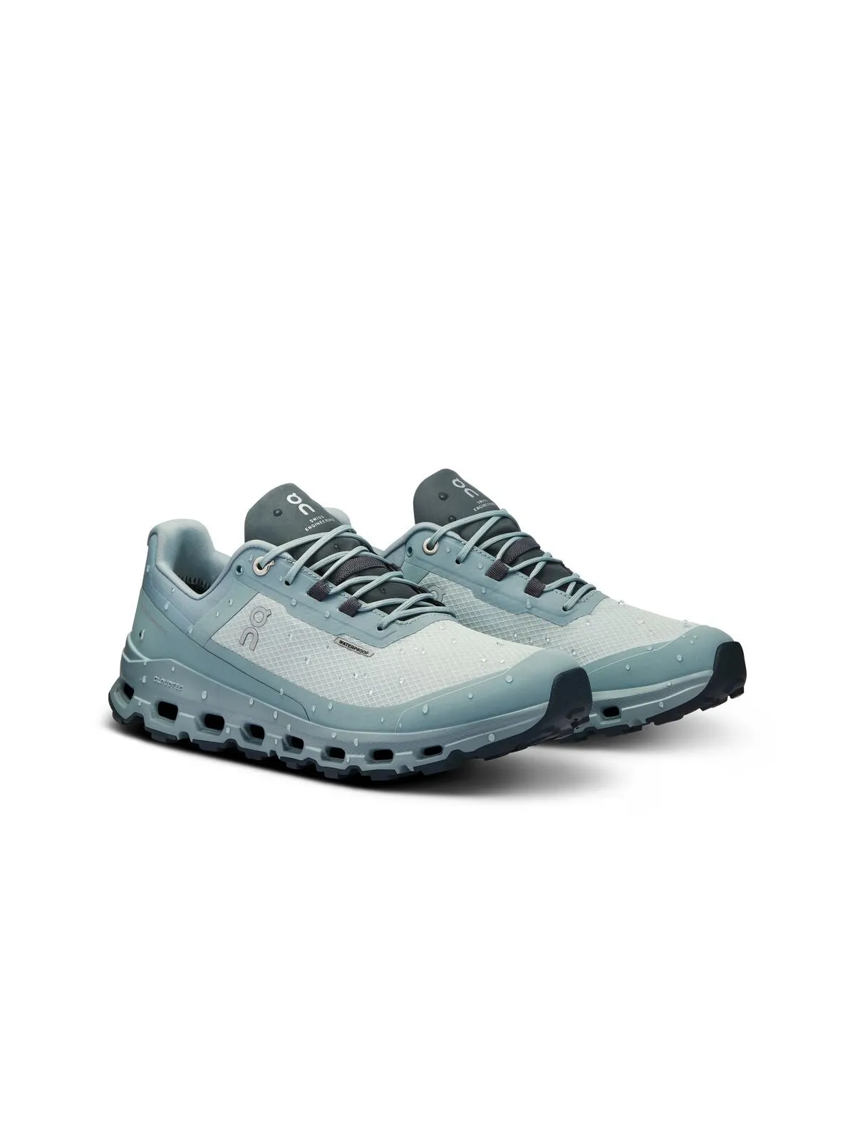 Buty damskie trailowe ON RUNNING Cloudvista Waterproof błękitny