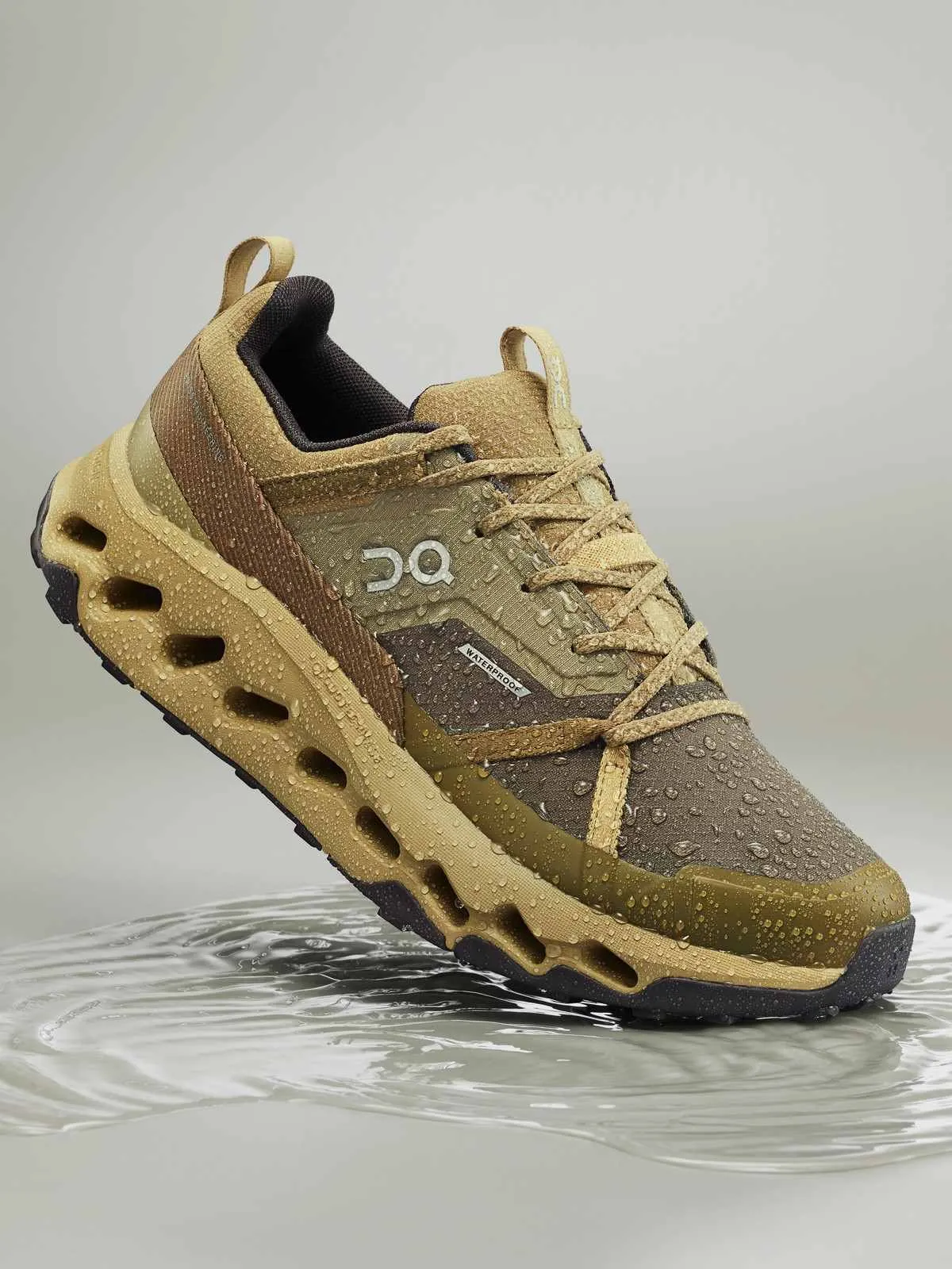 Buty trailowe damskie ON RUNNING Cloudhorizon Waterproof oliwkowe