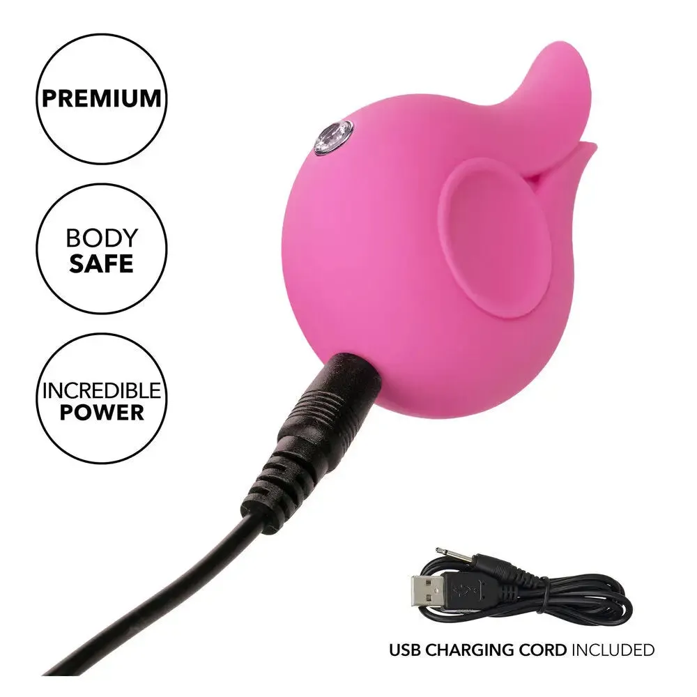 California Exotic Silicone Pink Flickering Clitoral Stimulator