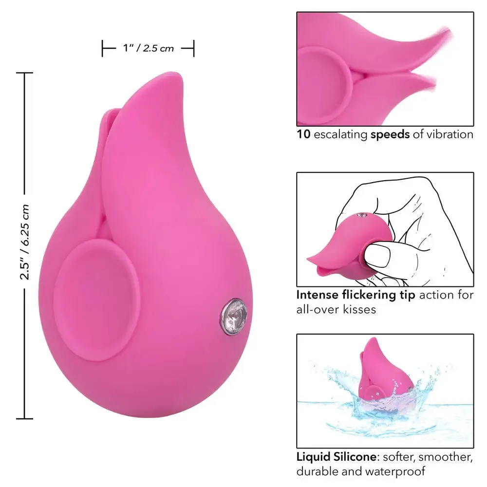 California Exotic Silicone Pink Flickering Clitoral Stimulator