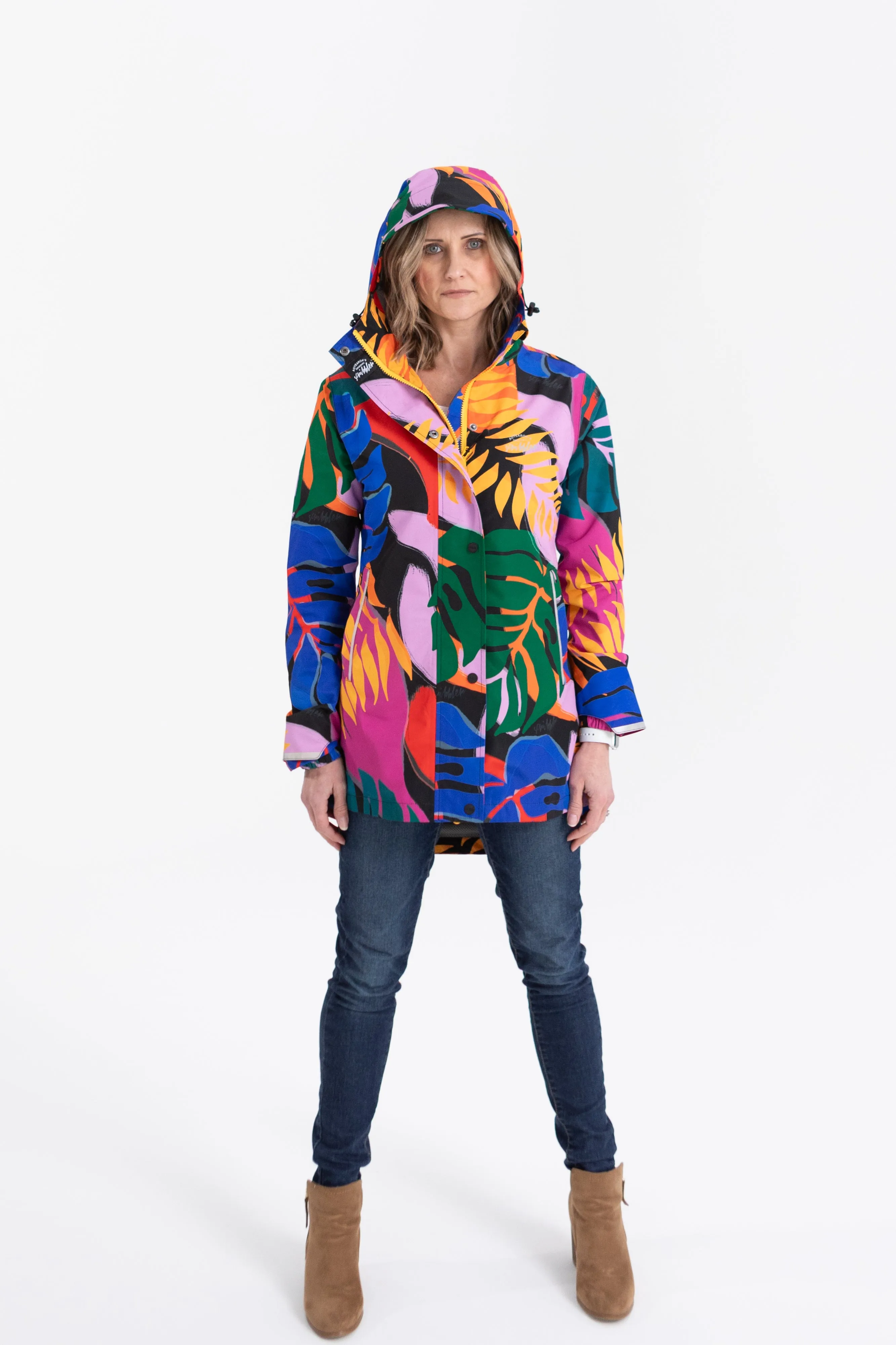 Carnaval waterproof mesh lined raincoat