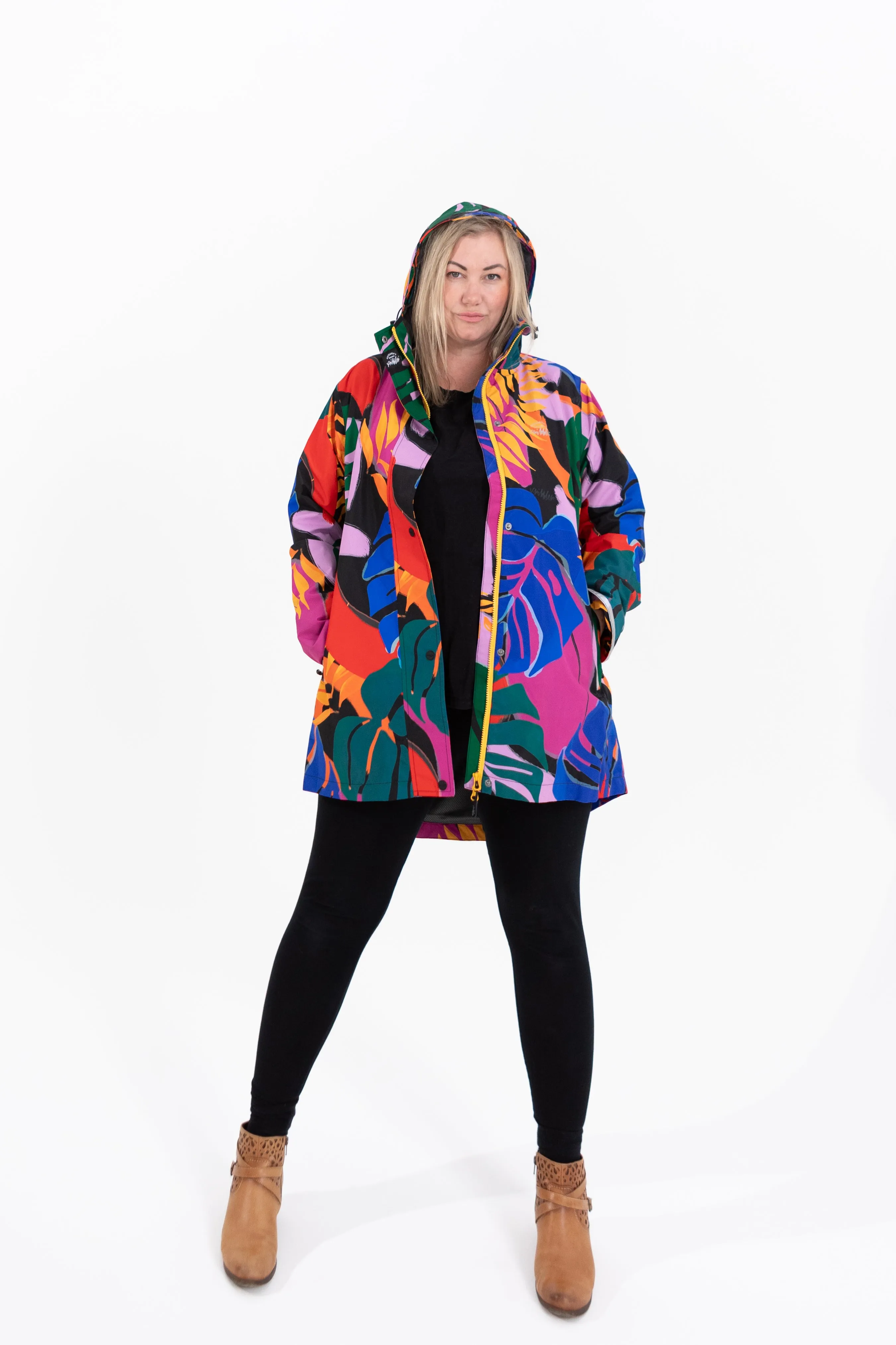 Carnaval waterproof mesh lined raincoat