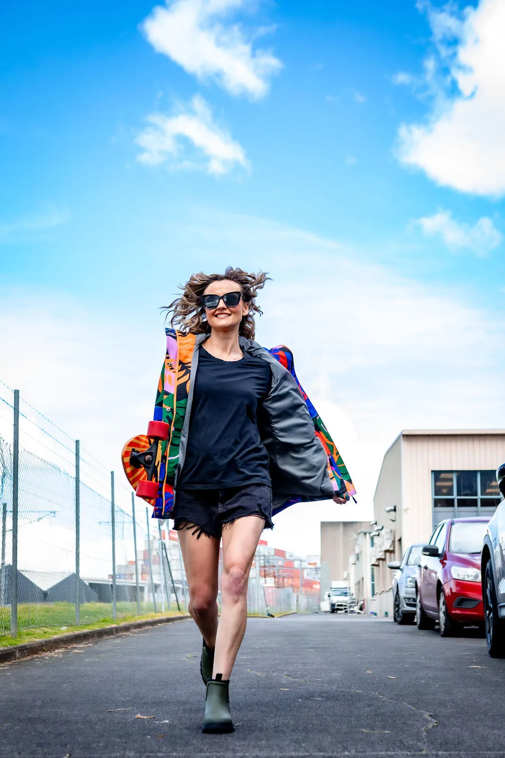 Carnaval waterproof mesh lined raincoat
