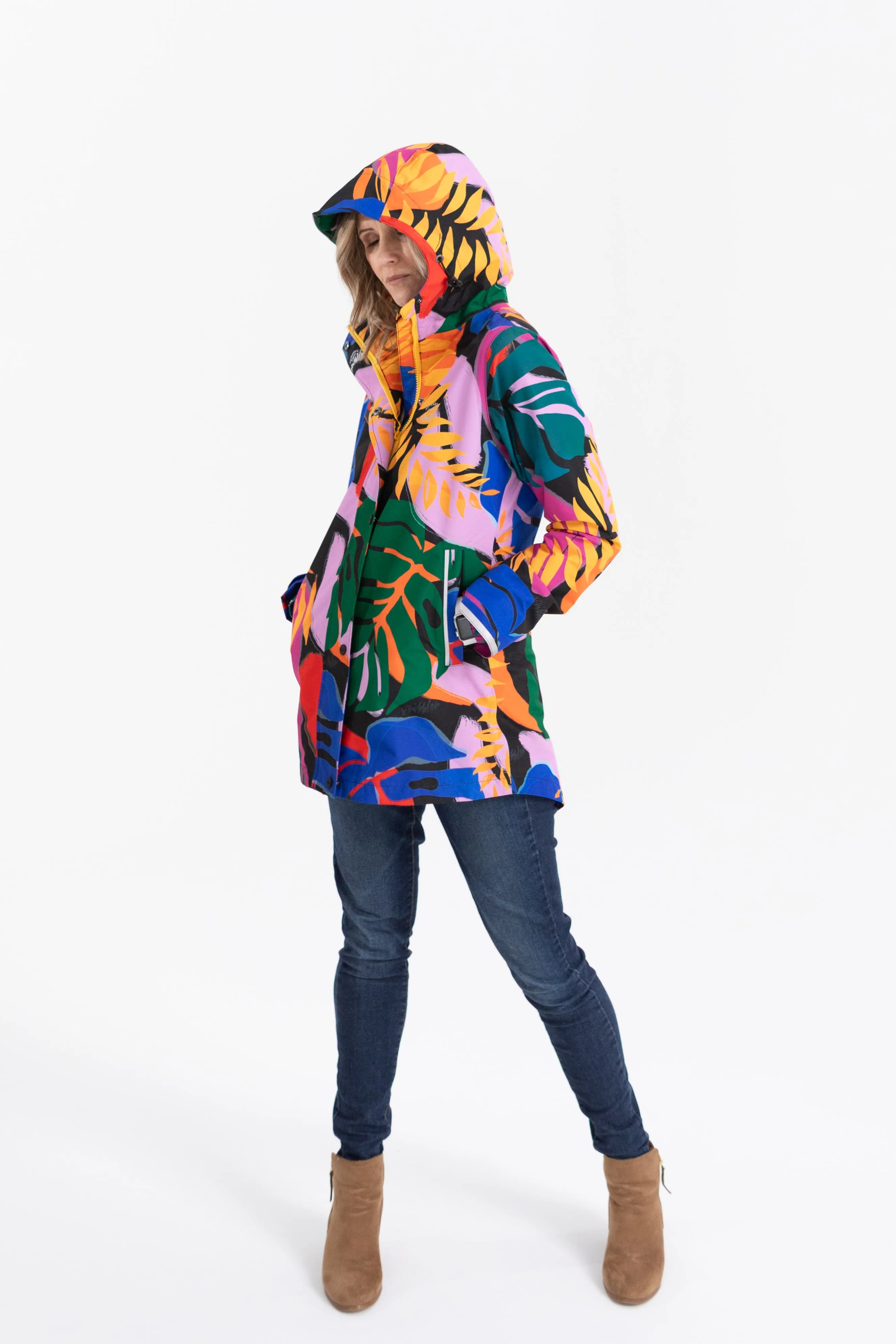 Carnaval waterproof mesh lined raincoat