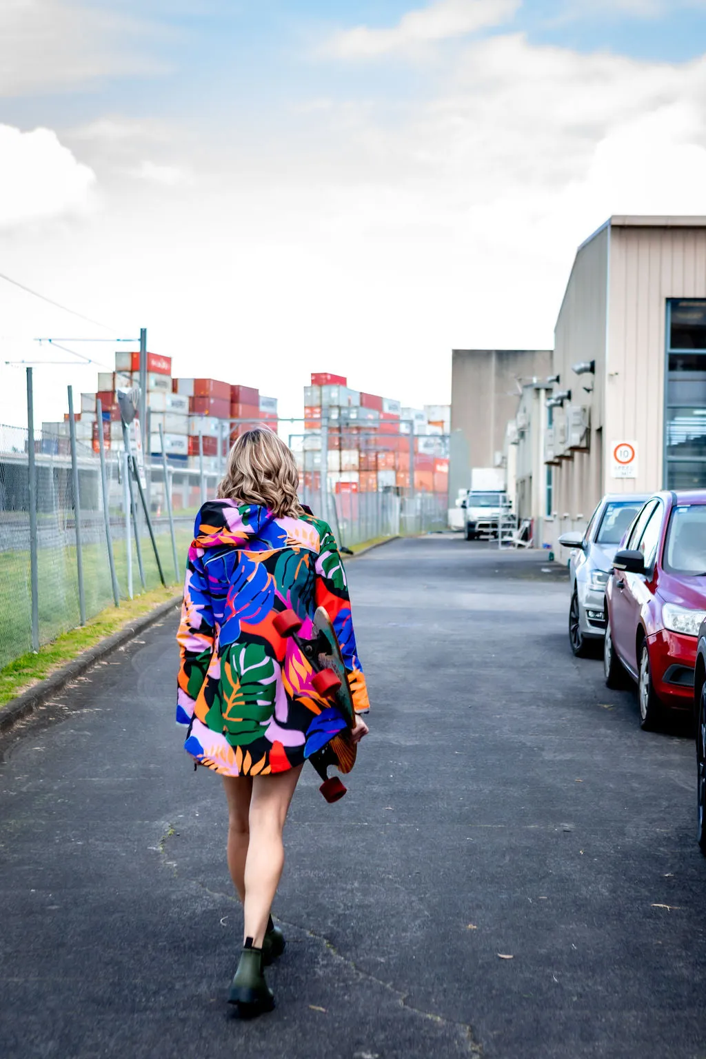 Carnaval waterproof mesh lined raincoat