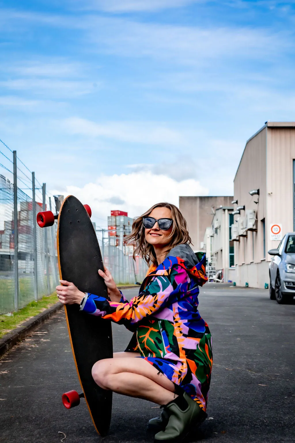 Carnaval waterproof mesh lined raincoat