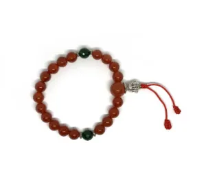 CARNELIAN STONE WRIST MALA