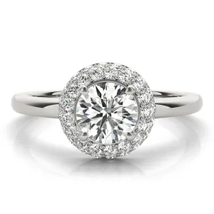 Catherine Double-halo Engagement Ring