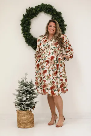 Christmas Eve Service Midi Dress