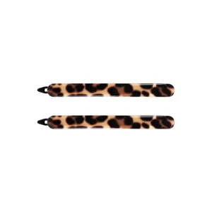 Classic Large Leopard Hair Clip Set