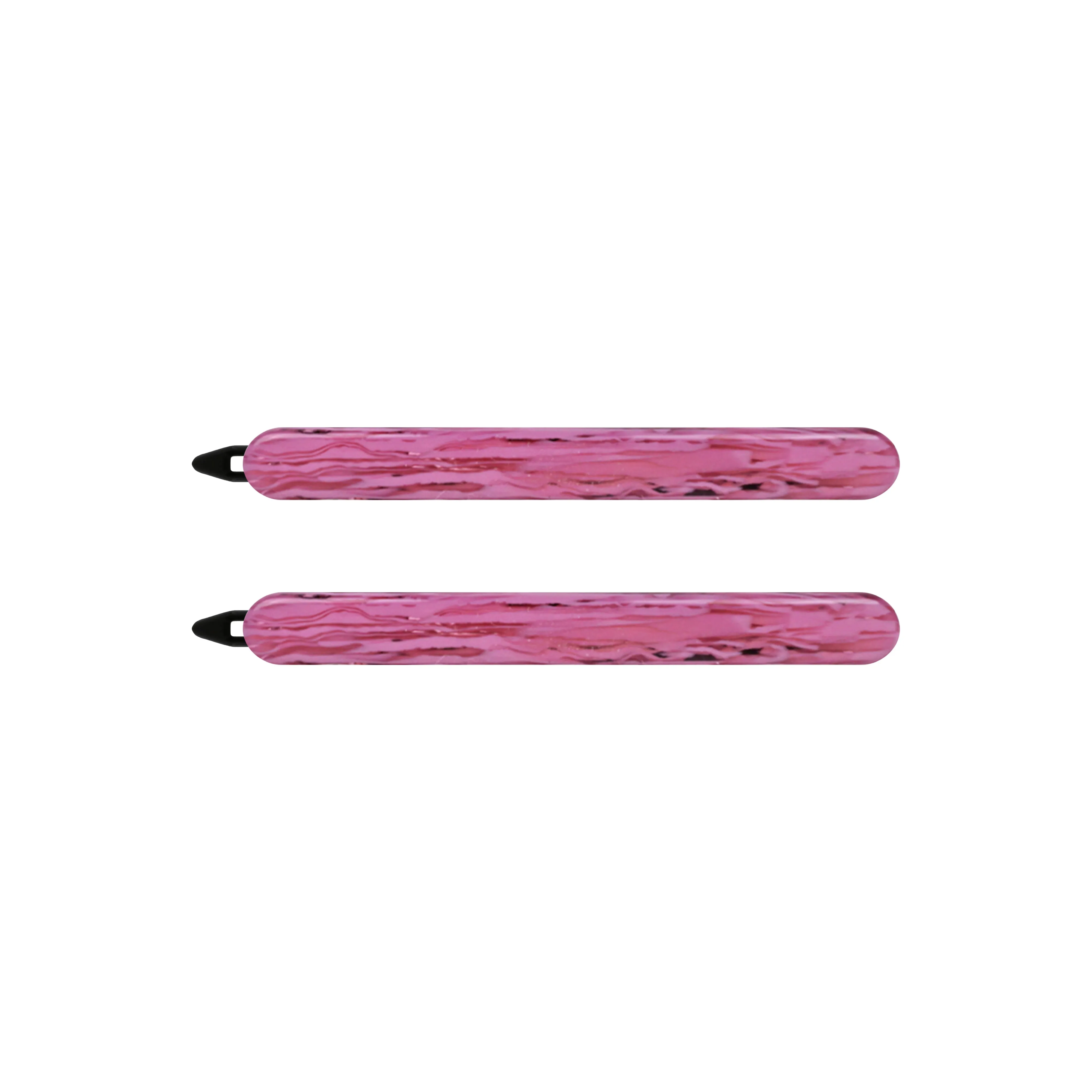 Classic Large Pink Hair Clip Set