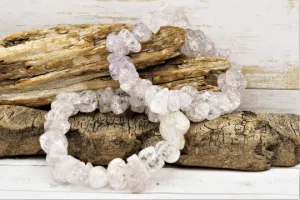 Crackle Quartz Bracelet (Purple Hue)