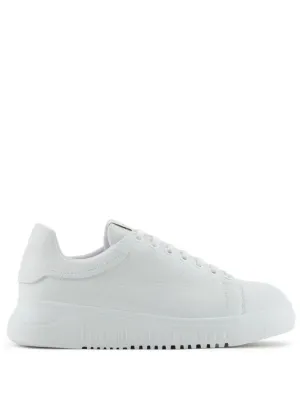 Cruelty free leather sneakers
