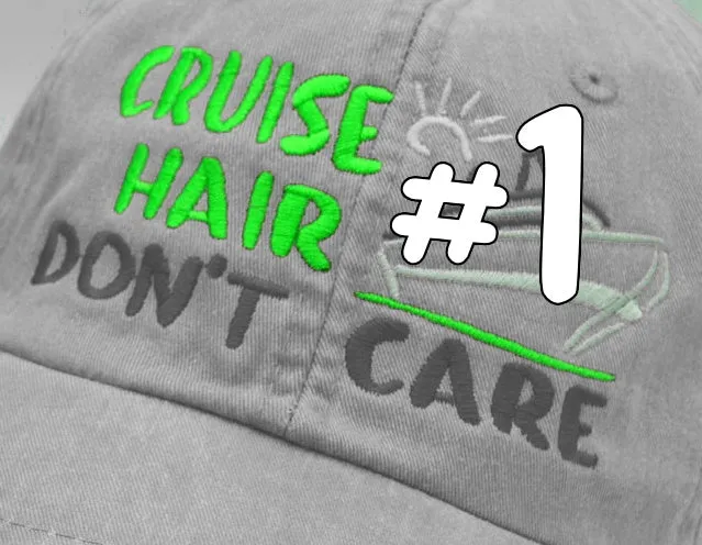 Cruise Hair Don't Care Hat (with Ship)