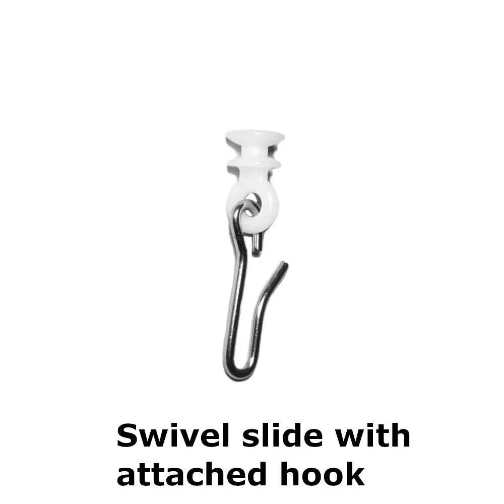 CS Hand Draw Double Curtain Track Set