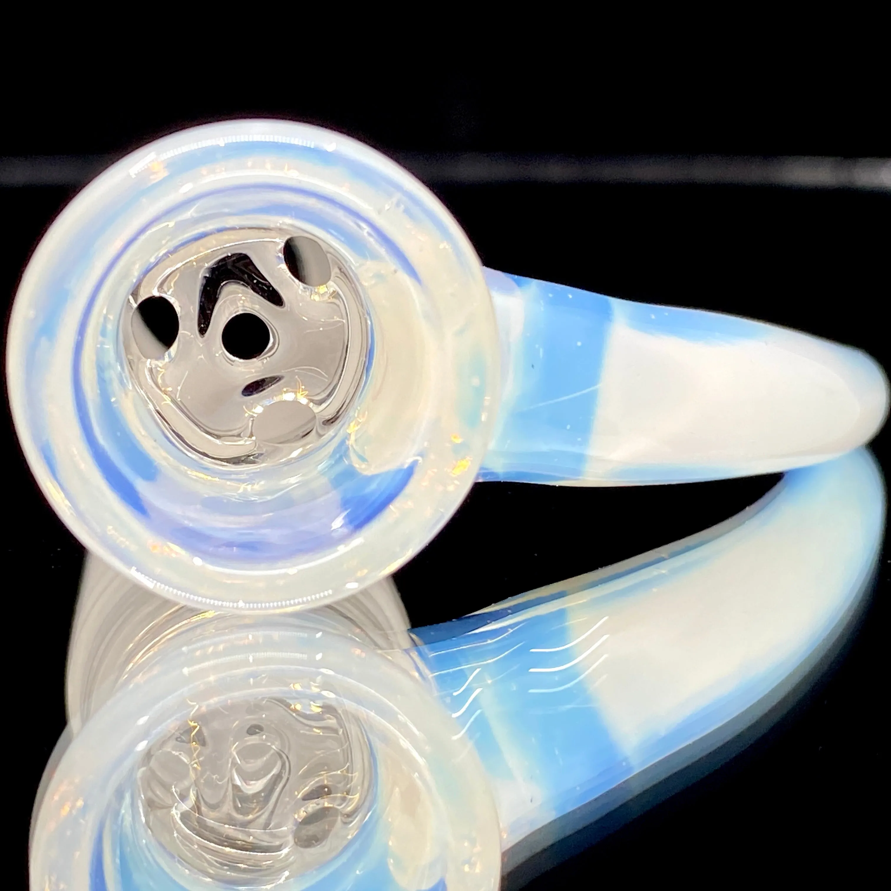 DC Glass Arts Horn Handle 18mm 4-Hole Slide