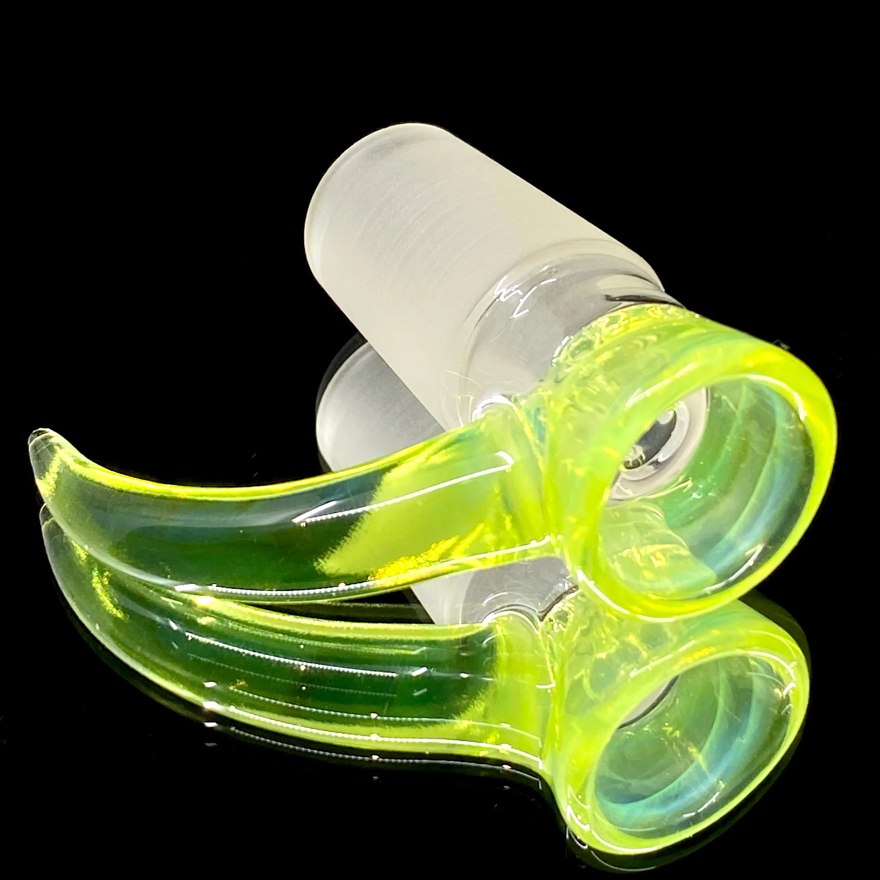 DC Glass Arts Horn Handle 18mm 4-Hole Slide