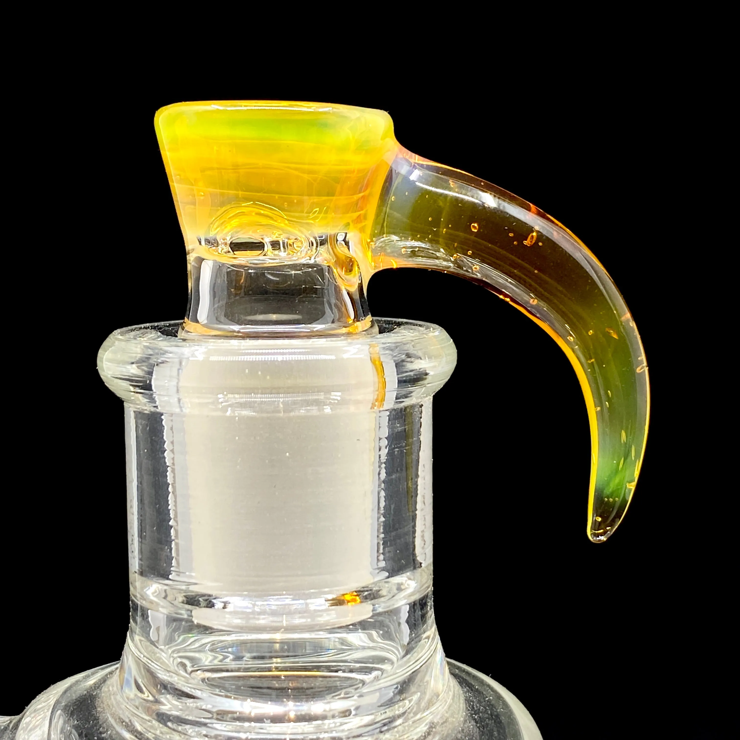 DC Glass Arts Horn Handle 18mm 4-Hole Slide